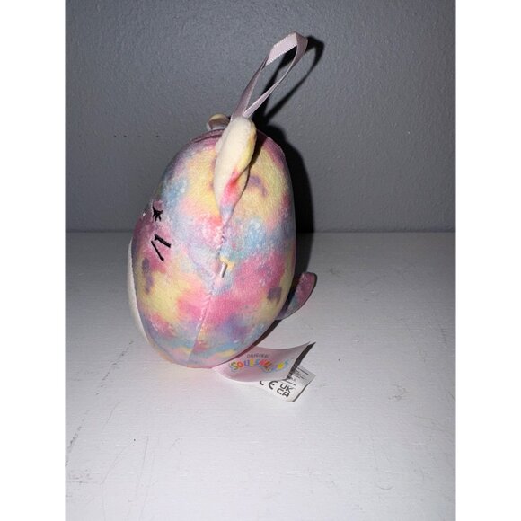 Squishmallows Kelly Toy Erika Cat Small Tie Dye 4" Stuffie Plushie Ornament 2023 - Picture 3 of 9